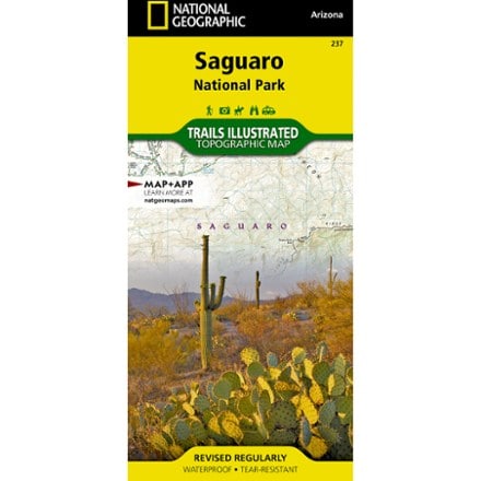 National Geographic Saguaro National Park Map 0