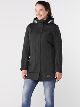 REI Co-op Rainier Long Line Rain Jacket - Womens