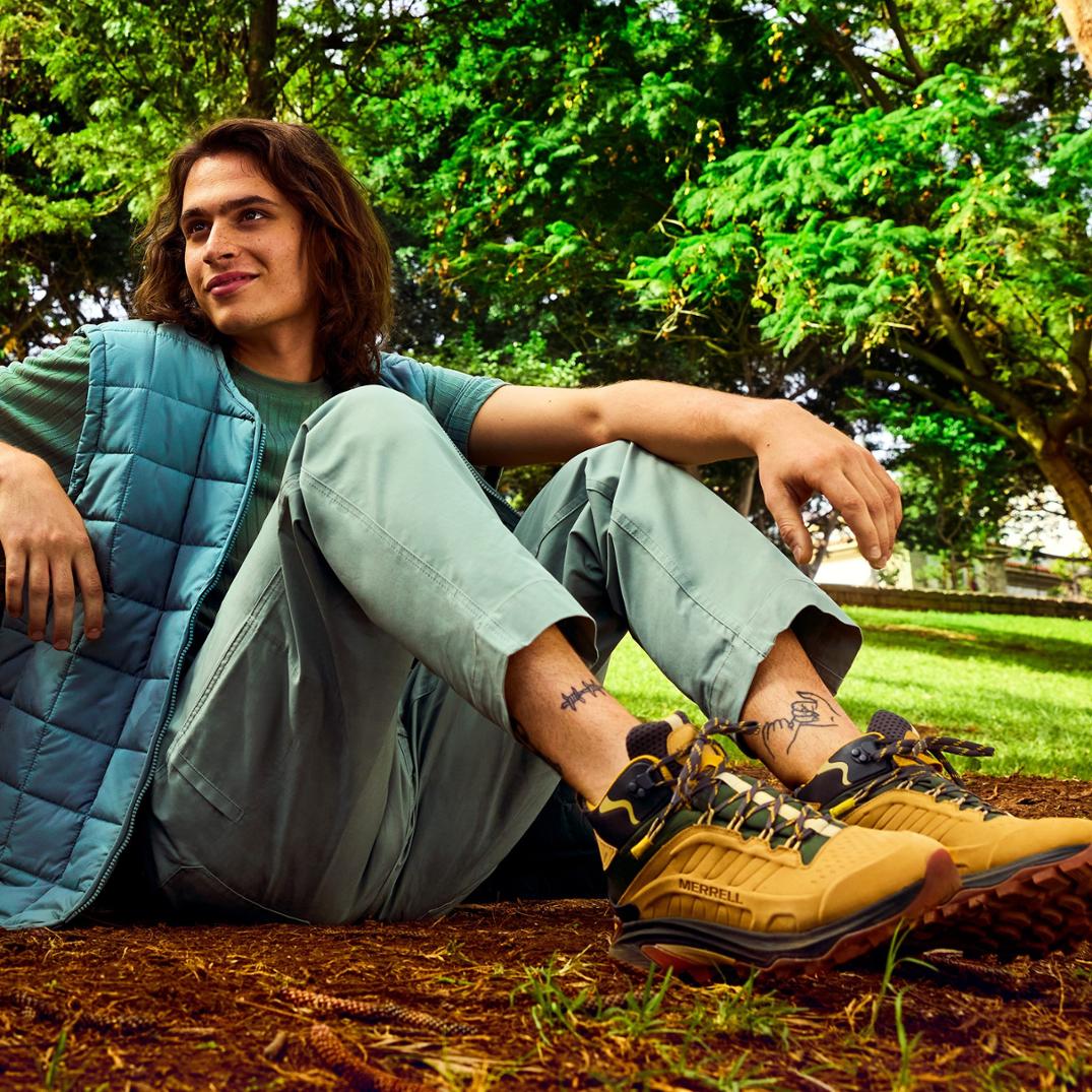 Location Image for Moab Speed 2 Leather Mid Waterproof Hiking Boots - Men's