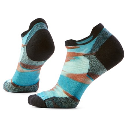 Smartwool Run Targeted Cushion Brushed Print Low Ankle Socks - Women's 0