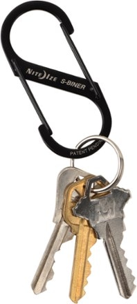 Nite Ize BigRing KeyRing Steel S-Biner - Multi Key Holder Carabiner with 8  Stainless Steel Key-Holding S-Biners - Easy-to-Use Key Organizer