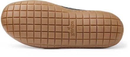 glerups Model AR Shoes - Women's Sole view (Charcoal)