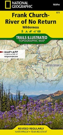 National Geographic Frank Church-River of No Return Wilderness Topographic Map 0