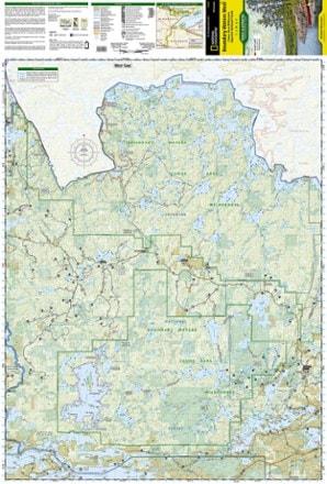 National Geographic National Geographic 753 Boundary Waters - West and Superior National Forest Trail Map 1