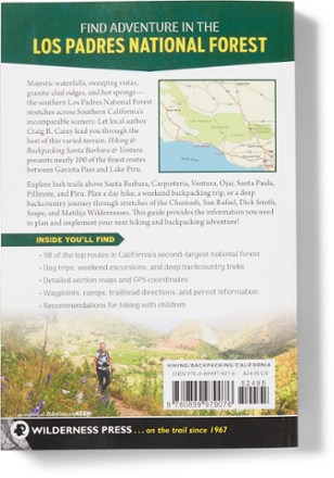 Wilderness Press Hiking & Backpacking Santa Barbara & Ventura - 2nd Edition 1