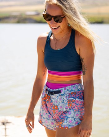 Location Image for Cut Back Crop Swimsuit Top - Women's