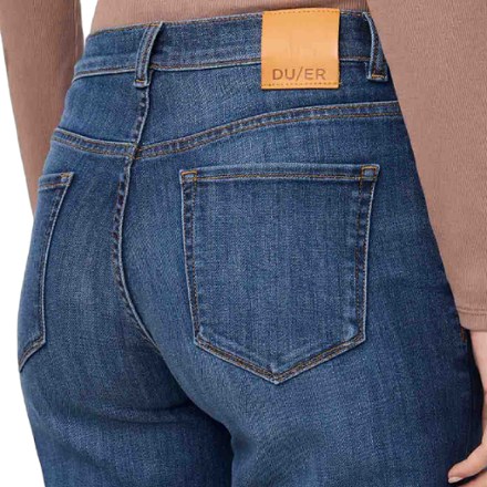 DUER Performance Denim Mid-Rise Straight Jeans - Women's 5