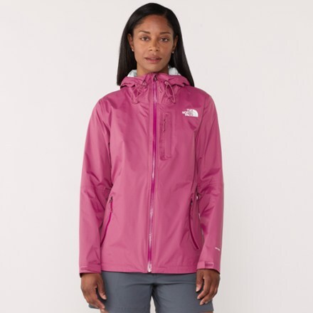 Womens Waterproof Lightweight Hooded Active Outdoor Rain Jacket - Ivory