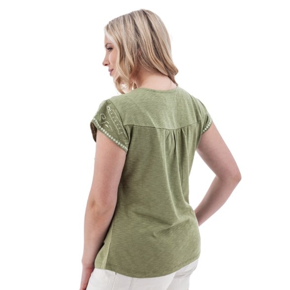 On Body Image of color Oil Green