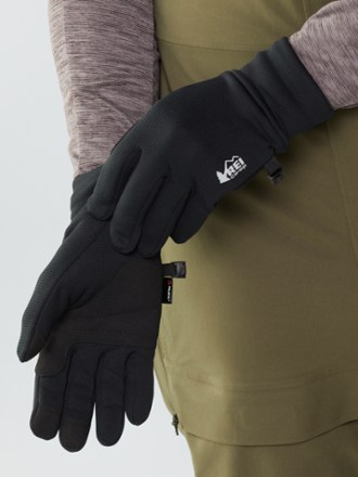black diamond wool gloves