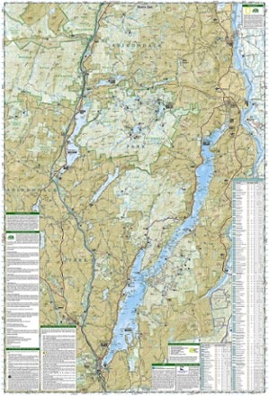 National Geographic Adirondack Park - Lake George/Great Sacandage Lake Trail Map 1