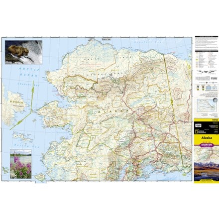 National Geographic Alaska Adventure Travel Map 2