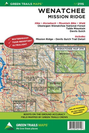 Green Trails Map 211S - Wenatchee 0