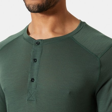 Helly Hansen HH Durawool Long-Sleeve Henley Base Layer Top - Men's 4