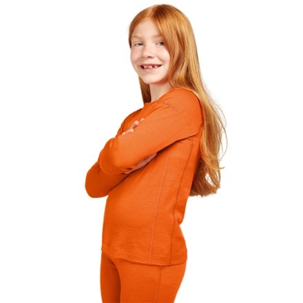 Icebreaker Merino 200 Oasis Long-Sleeve Base Layer Crew Top - Kids' 0
