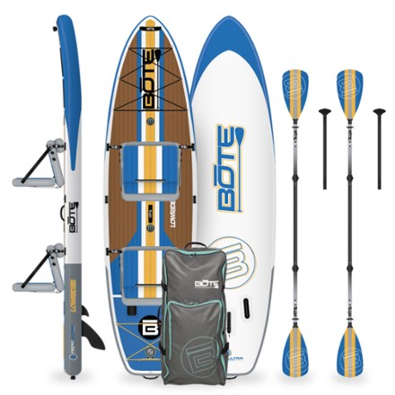 BOTE LowRider Aero Tandem Inflatable Paddle Board with Paddles - 11'6" 0
