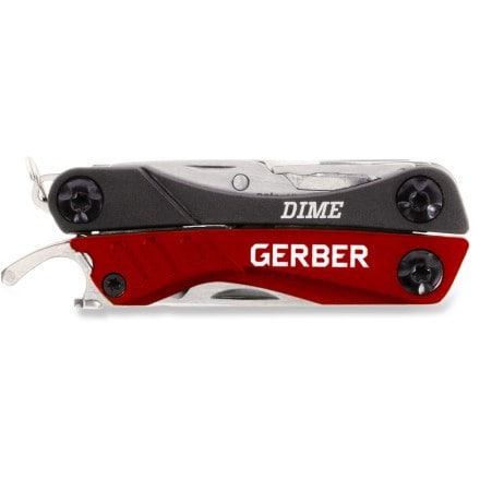Gerber Dime Keychain Multi-tool Closed (Red)
