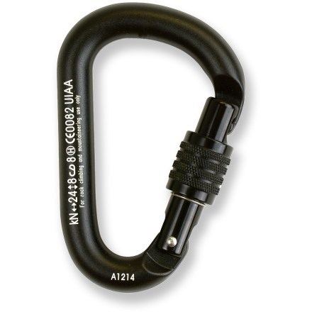 Metolius Element Locking Carabiner - Black 0