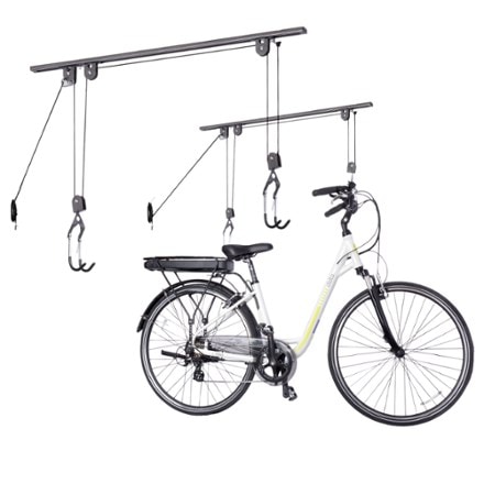 Delta Cycle Single Bike Ceiling Hoist Pro with Straps 1