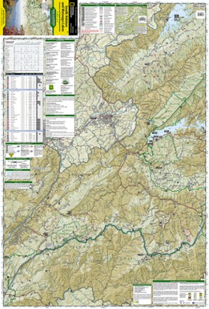 National Geographic Cherokee and Pisgah National Forests - South Holston and Watauga Lakes Trail Map 2