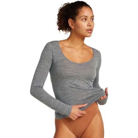 Icebreaker Siren Long-Sleeve Sweetheart Base Layer Shirt - Women's 7