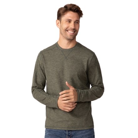 Free Country Sueded Space-Dye Long-Sleeve Crew Shirt - Men's 2