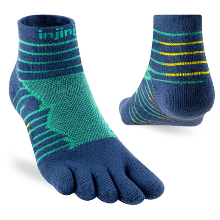 Injinji Ultra Run Mini Crew Socks 1