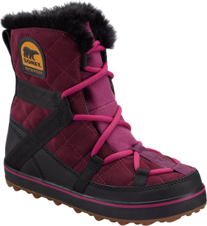sorel glacy explorer shortie grey