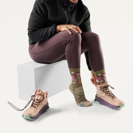 Smartwool Hike Light Cushion Hoo Who Crew Socks - Women's 1