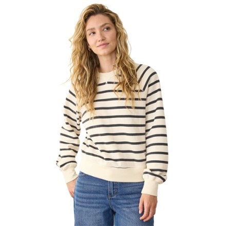 Marine Layer Cloud 9 Fleece Reversible Crewneck Sweatshirt - Women's 0