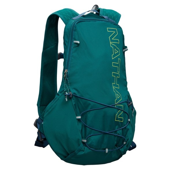 Nathan Crossover 10 Liter Hydration Pack - Storm Green/Finish Lime Nathan Crossover 10 Liter Hydration Pack - Storm Green/Finish Lime