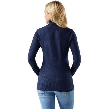 Smartwool Thermal Merino Rib Turtleneck Base Layer Top - Women's 1