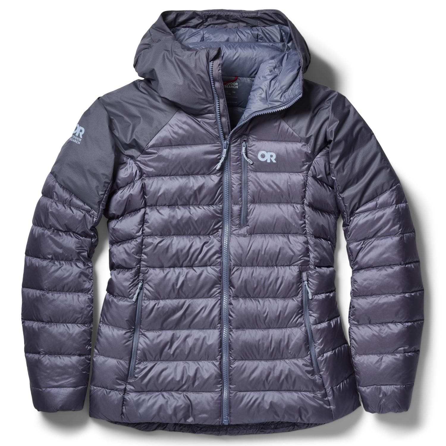 Best puffer coats and vests: Outdoor Research Smoky Quartz Helium Down hoodie Best puffer coats and vests: Outdoor Research Smoky Quartz Helium Down hoodie