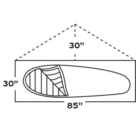 Tent Floor Plan (Red)