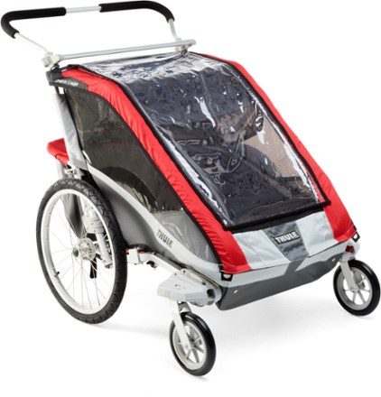 thule chariot cougar double stroller