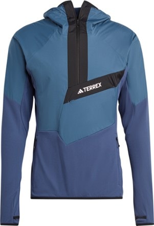 adidas Techrock Ultralight Half-Zip Hooded Fleece Jacket - Mens