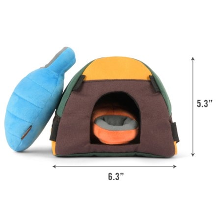 Play Pet Brands Camp Corbin Trailblazing Tent Dog Toy 4
