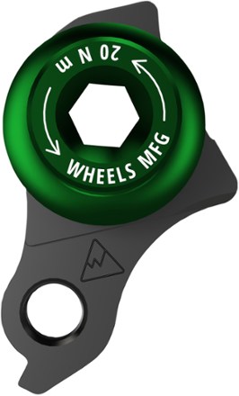 Wheels Manufacturing Universal Derailleur Hanger 487-9 for SRAM UDH Trek ABP MTB Frames - Green 3