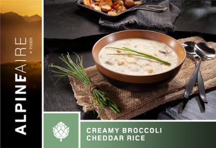 AlpineAire Foods Creamy Broccoli Cheddar Rice - 1 Serving 2