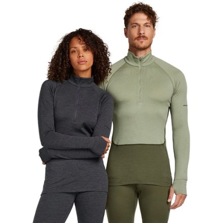Icebreaker Merino 260 ZoneKnit Long-Sleeve Half-Zip Base Layer Top - Men's 7