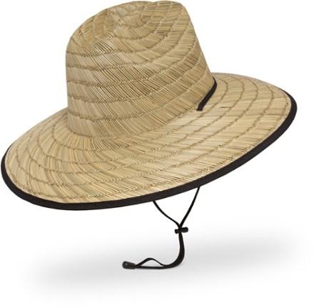 straw hiking hat