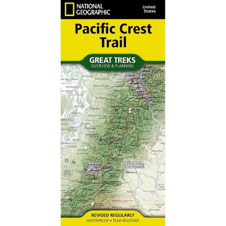 National Geographic Pacific Crest Trail Overview and Planning Map 0