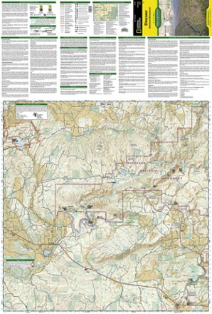 National Geographic Dinosaur National Monument Topographic Map 1