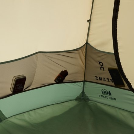 REI Co-op On x BEAMS x REI Co-op Base Camp 4 Tent Interior pocket