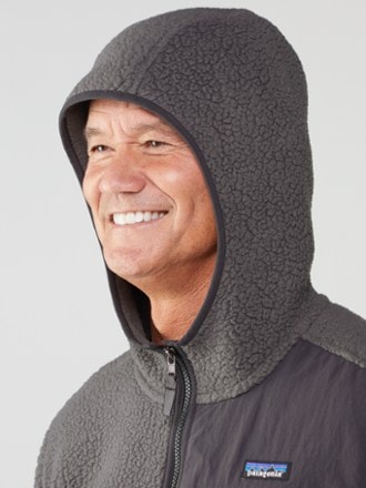 mens hooded fleece jacket