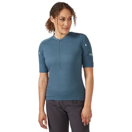 Rab Cindercrino Zip Tee Cycling Jersey - Women's 1