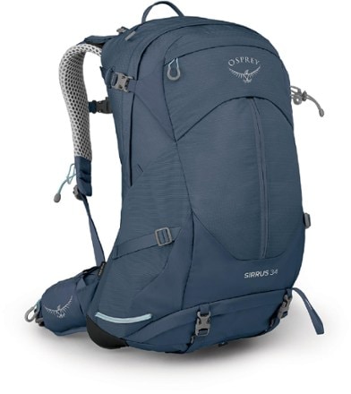 Backpack Picture Stanley dark blue/grey wool/brown