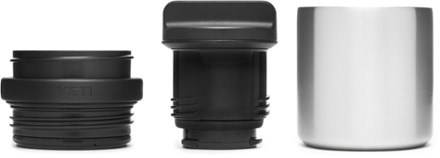 YETI Cup Cap Accessory Side view (Black)