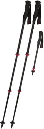 Komperdell Carbon C3 Compact Trekking Poles - Pair 1