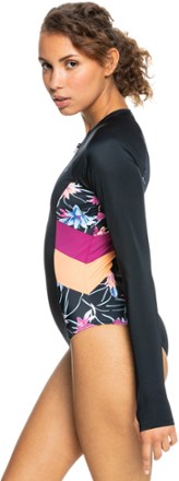 Roxy Active Long-Sleeve UPF 50 One-Piece Swimsuit - Women's 5